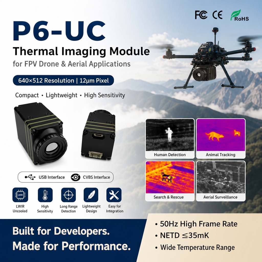 640x512 Thermal Imaging Core L - Drone Thermal Imaging avis et prix