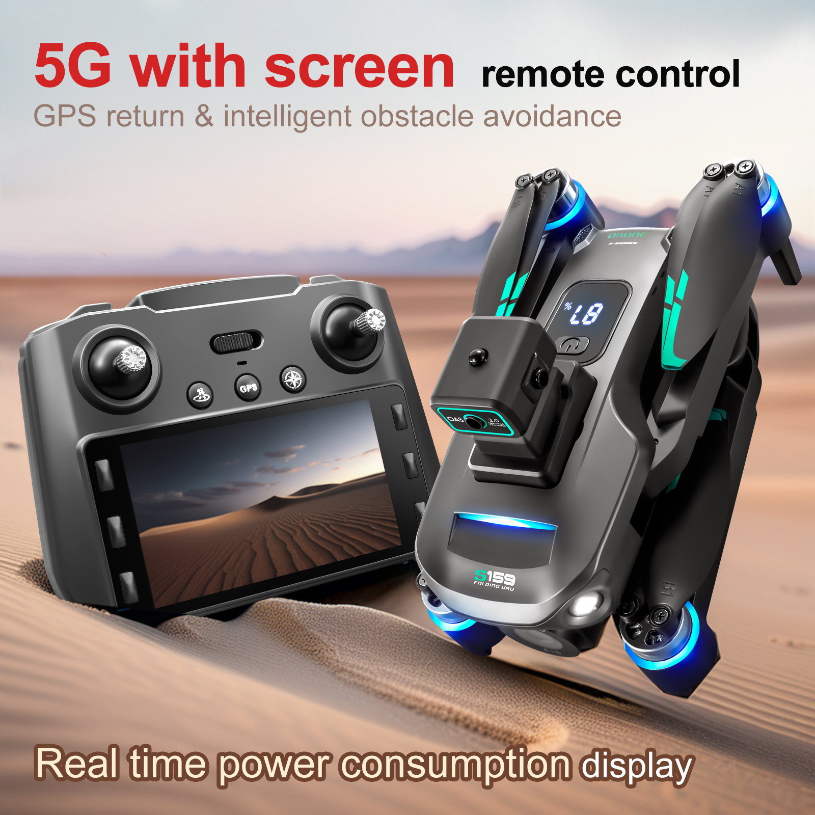 S159 Mini Drone GPS 8K Profess - Drone Video Production avis et prix