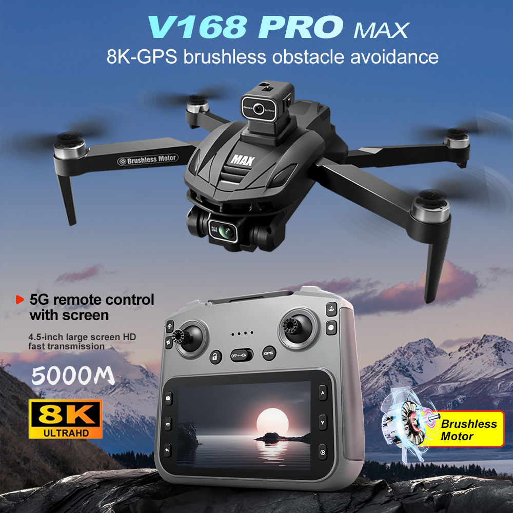 V168 PRO Max GPS Drone 8K Prof - Drone Multispectral avis et prix