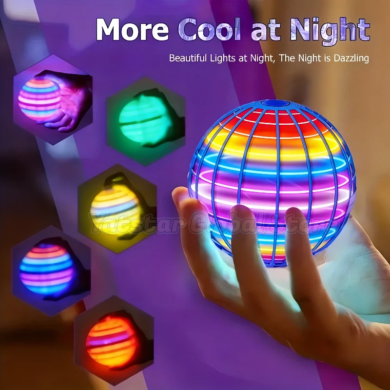 LED Light Up Flying Orb Boomer - Drone Aerial Photography avis et prix
