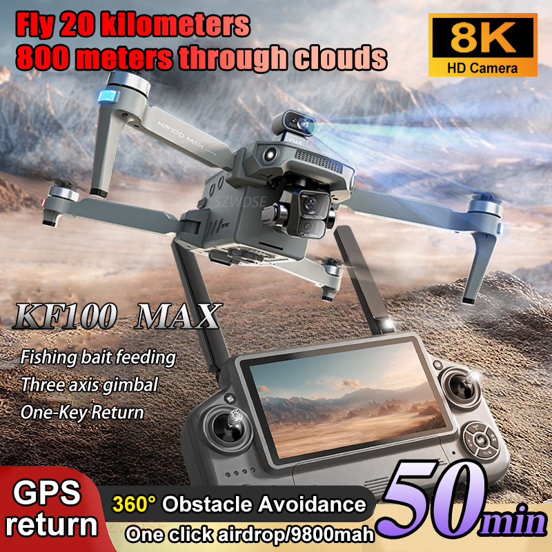 SJRC KF100 MAX 8K UHD Photo HD - Drone Photogrammetry avis et prix