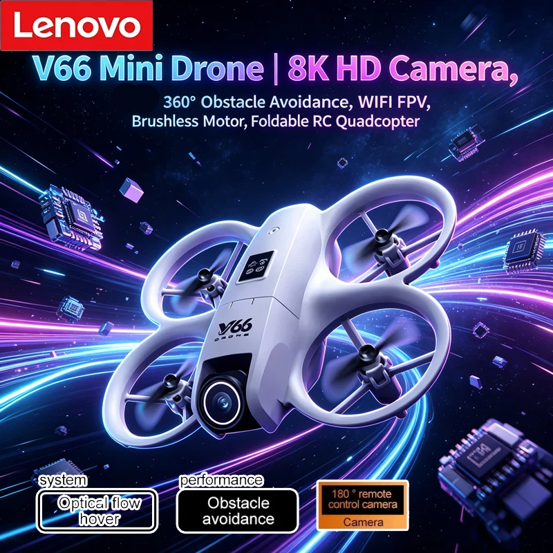 Lenovo V66 Mini Drone | 4K HD  - Drone Video Production avis et prix