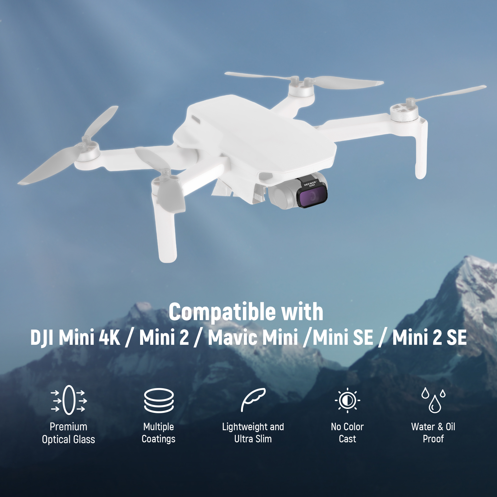 NEEWER 6 Pack ND CPL Filters F - Drone Ndvi avis et prix