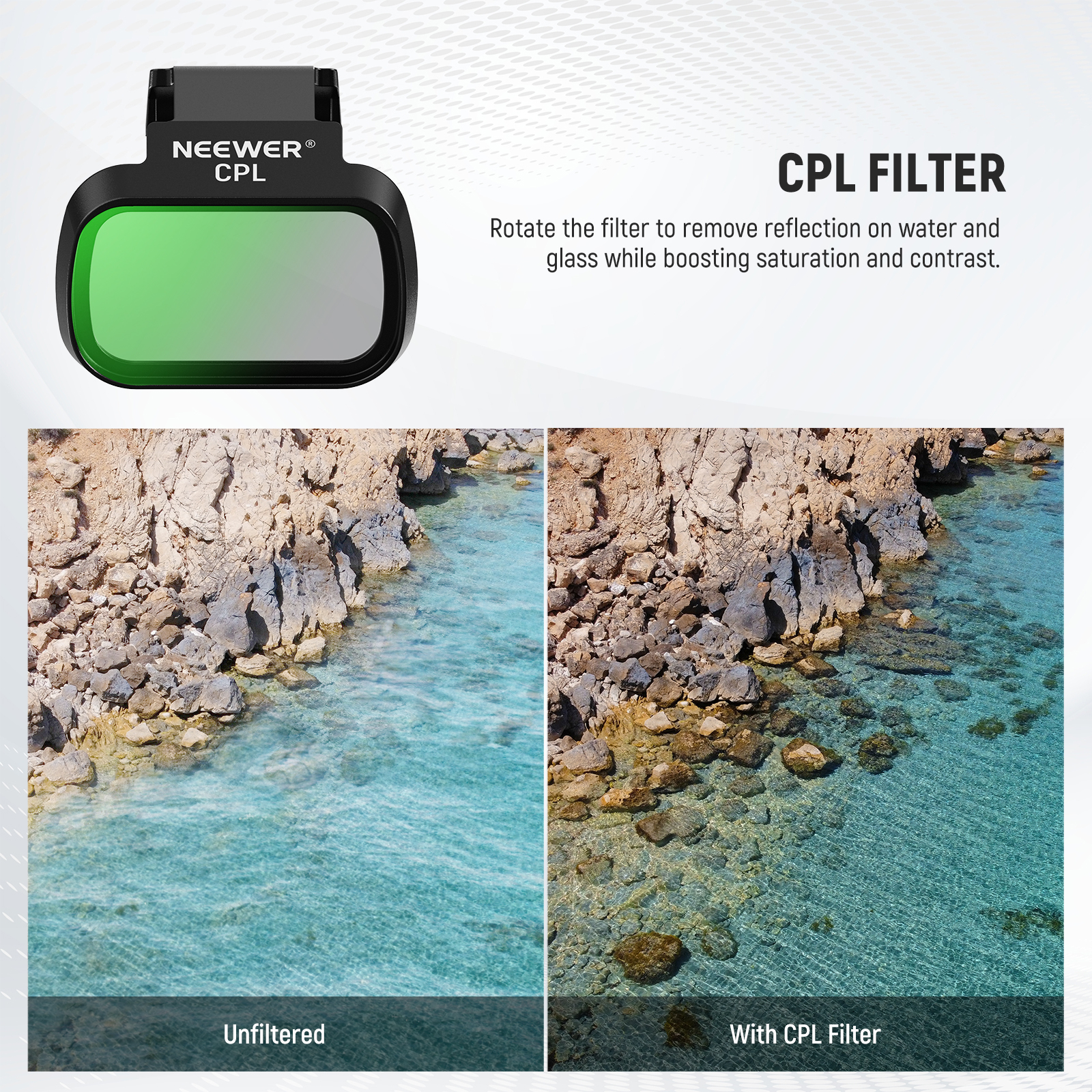 NEEWER 6 Pack ND CPL Filters F - Drone Ndvi avis et prix