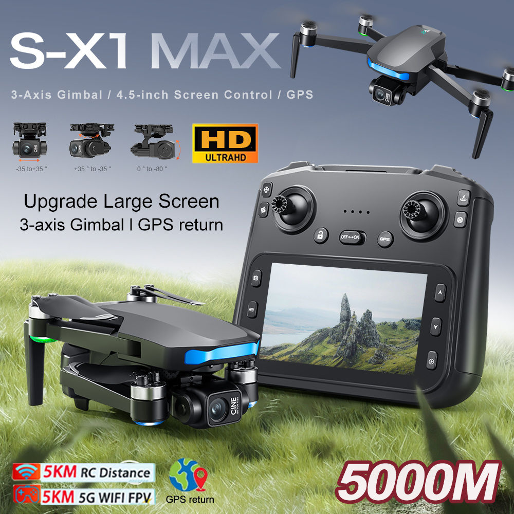 New S-X1 MAX Drone GPS 8K Prof - Drone Cinematic avis et prix