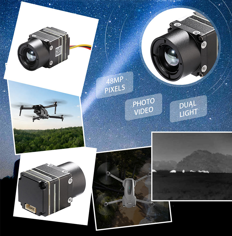 New Arrival 640x512 FPV Drone  - Drone Thermal Imaging avis et prix